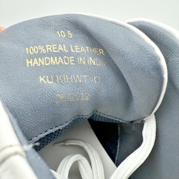 Anthony Veer Mens Kips High-Top Sneakers US 10.5 EU 43.5 White Leather NWOB - Picture 12 of 14